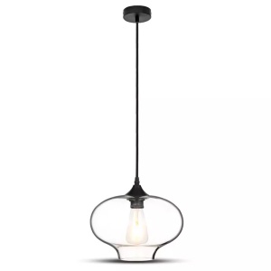 PENDUL TAVAN E27 MAX 60W IP20 MODEL GLOB STICLA - Img 2