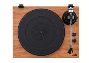 Pick-up Hi-Fi cu ac JVC AL-E534M, Bluetooth, 2 viteze (33 si 45 rpm), platan aluminiu, iesire RCA, maro - Img 5