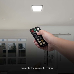 PLAFONIERA LED 18W IP44 CU SENZOR 4000K ALB NEUTRU - NEGRU - Img 10
