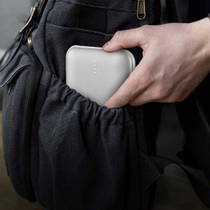 POWER BANK 10000MAH CU CABLU 30CM TIP C - ARGINTIU - Img 9