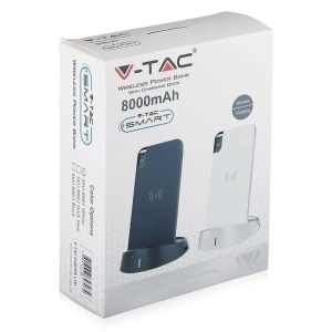 POWER BANK 8000MAH INCARCARE WIRELESS MODEL STAND - NEGRU - Img 14