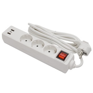 PRELUNGITOR 3 PRIZE CU INTRERUPATOR SI USB 3M - Img 4