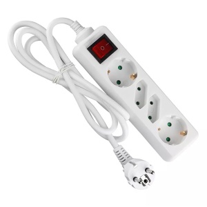 PRELUNGITOR 4 CAI CU INTRERUPATOR 1.5M( 3G1.5MM2) ALB - Img 5
