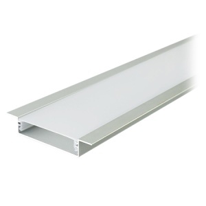 PROFIL ALUMINIU PENTRU BANDA LED 2M 40MM X 10MM - ARGINTIU