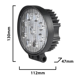 PROIECTOR AUTO LED 12/24V 27W 1800LM IP67 - Img 2