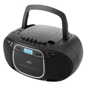 Radio cu casetofon si player CD JVC RC-E451B, 2 x 1.6 W RMS, FM, Bluetooth, USB, MP3, AUX IN, negru - Img 5