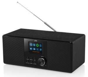 Radio internet JVC RA-E981B, 10W RMS, tuner DAB+/FM, Bluetooth, LCD 2.8”, WiFi, Spotifiy Connect, telecomanda, USB, AUX, negru - Img 2