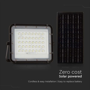 REFLECTOR CU INCARCARE SOLARA 10W 800LM 6400K - NEGRU - Img 15