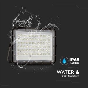 REFLECTOR CU INCARCARE SOLARA 15W 1200LM 4000K - NEGRU - Img 3