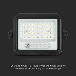 REFLECTOR CU INCARCARE SOLARA 50W 700LM 7IN1 - NEGRU - Img 4
