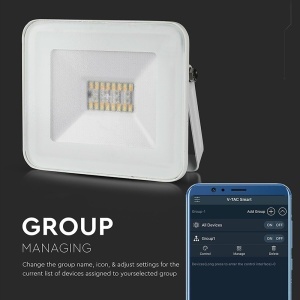 REFLECTOR LED SMART RGB + ALB 20W IP65 - ALB - Img 3
