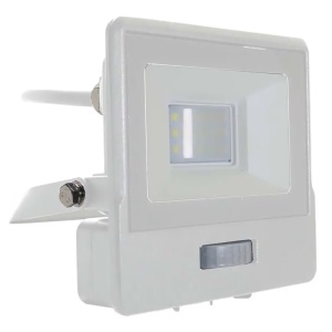 REFLECTOR LED SMD 10W 6400K IP65 CU SENZOR MISCARE - ALB - Img 2