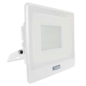 REFLECTOR LED SMD 50W 6400K IP65 CU SENZOR MISCARE - ALB - Img 2