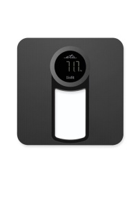 RESIGILAT - Cantar de persoane ETA SlimFit 9781 90000, precizie 100 grame, baterie Li-Ion 3.7 V, 200 mA, incarcare USB, maxim 150 kg, negru - Img 2