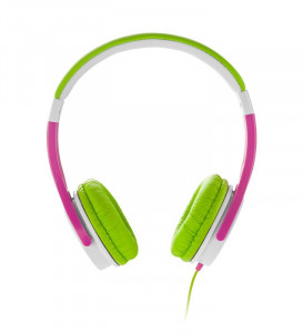 RESIGILAT - Casti audio pentru fete GoGEN MAXISLECHYG, volum limitat 90 dB, 8 autocolante - Img 3