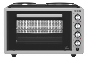 RESIGILAT - Cuptor electric ECG ETH 3701G, 37 L, putere maxima 2500 W, 2 plite, 40-230 °C, rotisor