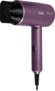RESIGILAT - Uscator de par cu ionizare ECG Modifica Chiara, 1600 W, 2 niveluri de temperatura, concentrator, violet - Img 4