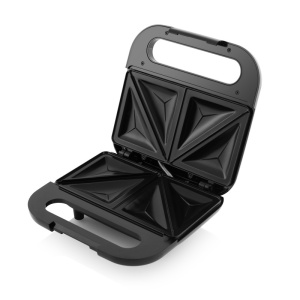 Sandwich maker ETA Krusto 4163 90000, 750W, 4 sandwich-uri triunghiulare, placi nonaderente, otel inoxidabil - Img 2