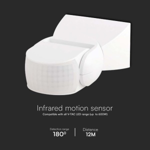 SENZOR DE MISCARE 300W 180GR IP65 - ALB - Img 5