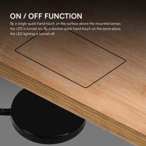 SENZOR SMART TOUCH DIMABIL PENTRU BANDA LED - NEGRU - Img 7
