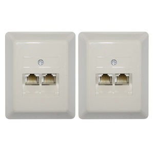 SET 2 BUCATI PRIZA DUBLA UTP RJ45 - Img 1