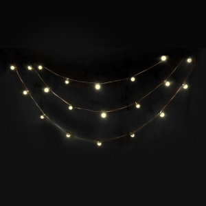 SIR ILUMINAT FESTIV 10M IP44 CU 20 BECURI LED ALB CALD - Img 3