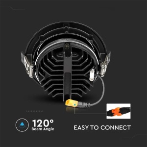 SPOT LED 10W 4000K ALB NEUTRU - NEGRU - Img 9