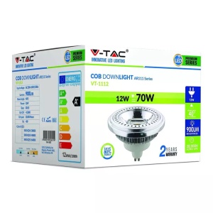 SPOT LED GU10 AR111 12W 4500K ALB NEUTRU - Img 6