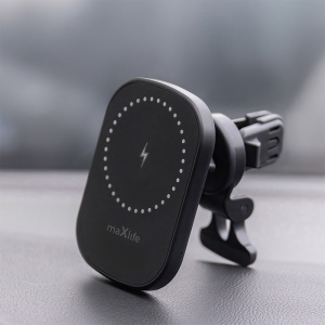 SUPORT TELEFON MAGNETIC CU INCARCARE WIRELESS 15W PRINDERE VENTILATIE - Img 4