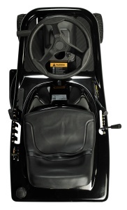 Texas Rider 7600E tractoras pentru tuns gazonul 3 in 1, 12CP, benzina, latime taiere 760mm, inaltime taiere 30-76mm, sac colector 170l, pornire electrica - Img 9