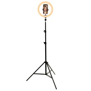 TREPIED SELFIE CU LAMPA CIRCULARA LED 5W 10''/25CM - Img 2