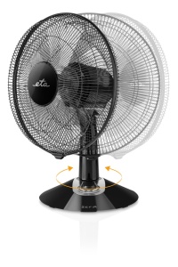 Ventilator de masa ETA Zefir 1607 90010, 45W, 30 cm, 5 palete, 4 moduri de suflare a aerului, oscilatie, negru - Img 4