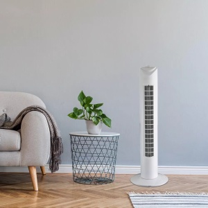 Ventilator turn LENTZ 80043, 45W, 81cm, 3 viteze, oscilatie, alb - Img 8
