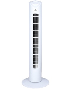 Ventilator turn LENTZ 80043, 45W, 81cm, 3 viteze, oscilatie, alb - Img 1