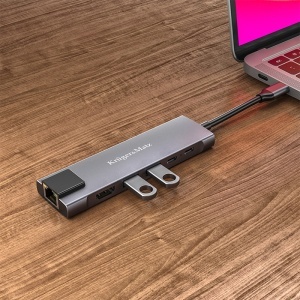 ADAPTOR HUB USB TIP C HDMI/2X USB3.0/2X USB TIP C/RJ45 - Img 8