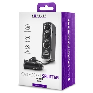 ADAPTOR PRIZA AUTO 3IN1 + USB - Img 3