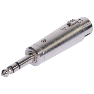 ADAPTOR XLR MAMA - JACK 6.35 TATA STEREO METAL - Img 3