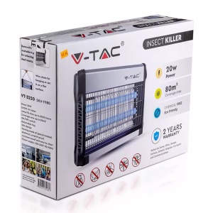 APARAT ANTI-INSECTE CU LUMINA UV 2X10W - Img 5