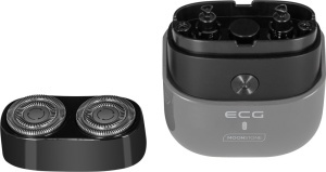 Aparat de ras electric ECG ZH 2200 Blade Moonstone, Li-Ion 3.7 V / 400 mAh, IPX 7, gri metalizat - Img 5
