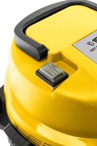 Aspirator multifunctional ETA Fachmann 4211 90000, 1200W, 15 litri, aspirare uscata si umeda, functie de suflare, negru/galben - Img 4
