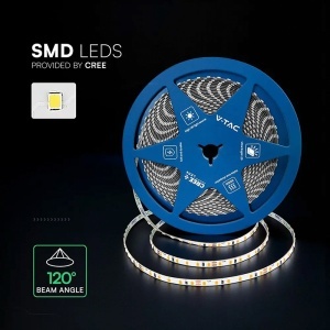 BANDA LED 5MM 8W/M 24V IP20 ROLA 10M 3000K CIP CREE - Img 5