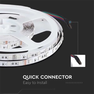 BANDA LED SMD5050 24V 60LED/M 6400K IP20 5M - Img 8