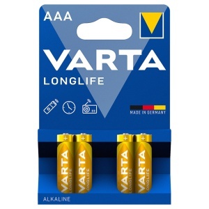 BATERIE ALCALINA LONGLIFE LR03 BLISTER 4 BUC VARTA - Img 2