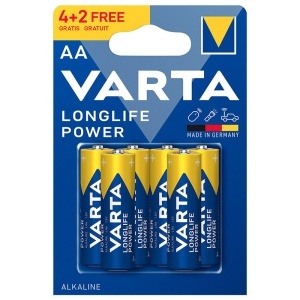 BATERIE ALCALINA LONGLIFE POWER LR06 BLISTER 6BUC VARTA - Img 2