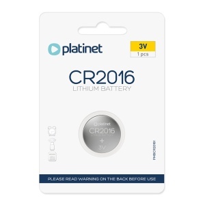 BATERIE CR2016 BLISTER 1 BUC PLATINET - Img 2