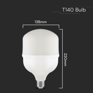 BEC LED T140 E27/E40 50W 6500K ALB RECE - Img 4