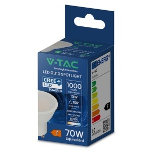 BEC SPOT LED GU10 10W 3000K ALB CALD, CIP CREE - Img 3