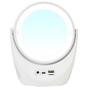 BOXA CU OGLINDA MAKE-UP SI SUPORT TELEFON 2X3W - Img 3