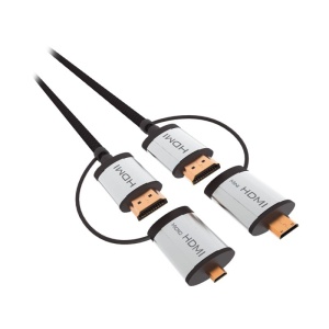 CABLU HDMI - HDMI + ADAPTOR C / D V 1.4 1.5M - Img 2