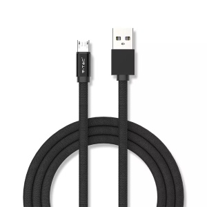 CABLU MICRO USB 1M RUBY EDITION - NEGRU - Img 2